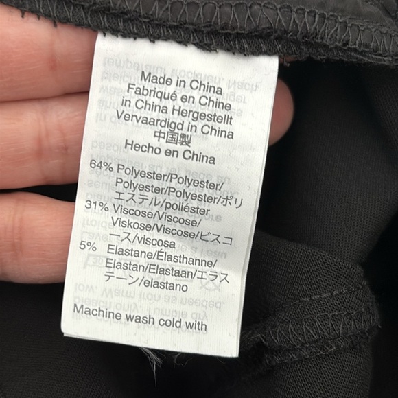 J. Crew Cameron Black Pants NWT 4P - Picture 6 of 6